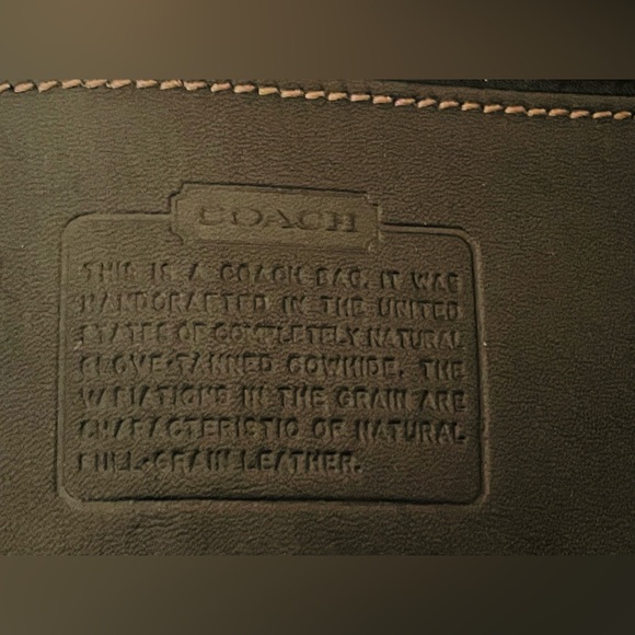 Pristine VTG Coach Bleecker Black Satchel Medium Bag Tote Purse Leather 9303 USA - Picture 10 of 13